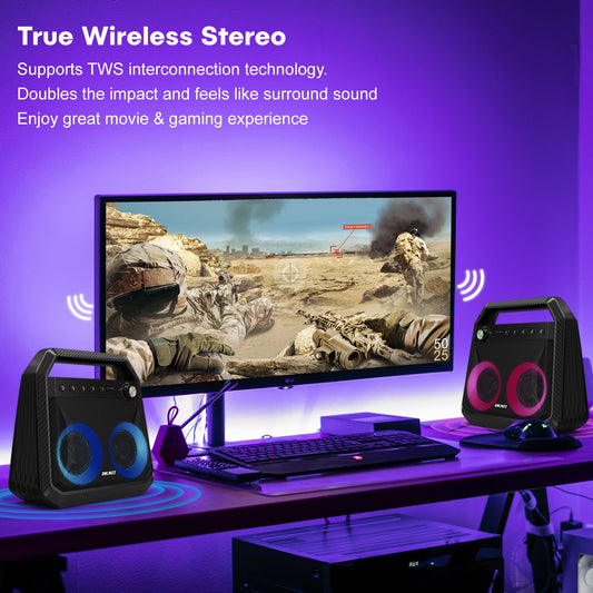 DRUMZZ Theater 40W Bluetooth Speaker with RGB lights (Combo)