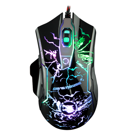 DRUMZZ ColorClick Gaming Mouse with RGB Lights