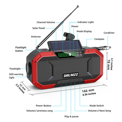 Best Gifts for Parents Joy 400  Multifunctional Radio Bluetooth Speaker