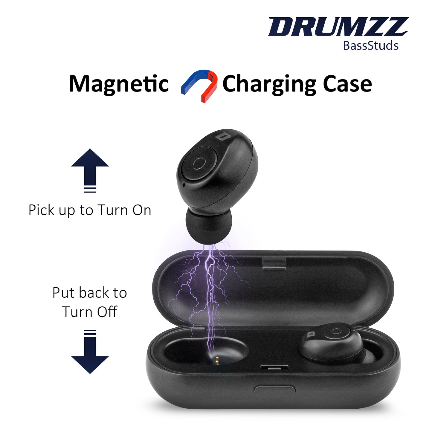 DRUMZZ TREK 200 - MULTIFUNCTIONAL HAND CRANK RADIO BLUETOOTH SPEAKER + BASSSTUDS EARBUDS